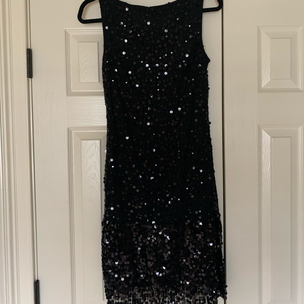 Kenneth Cole New York Sequin Tank Cocktail Dress